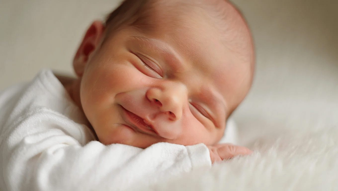 What Causes Newborns to Smile in Their Sleep?