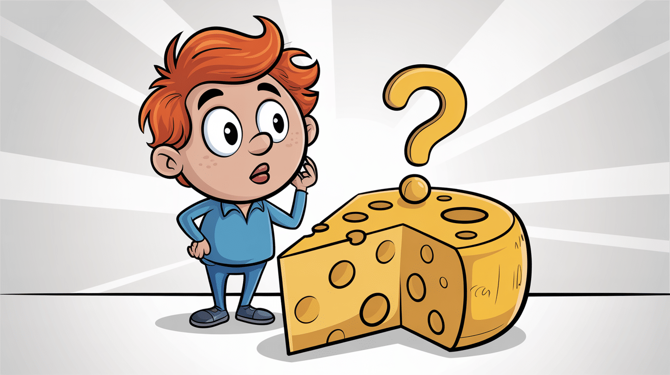 Answering the riddle what type of cheese is made backwards meredith