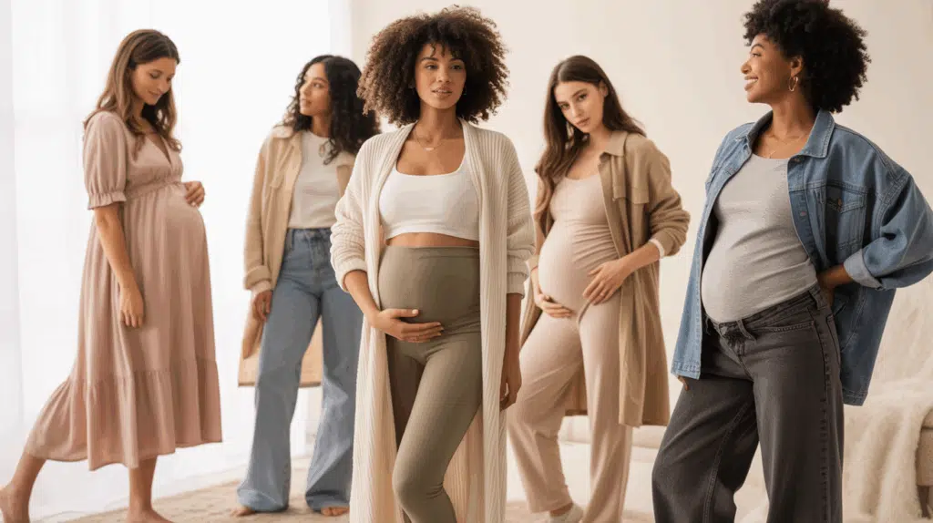 maternity capsule wardrobe