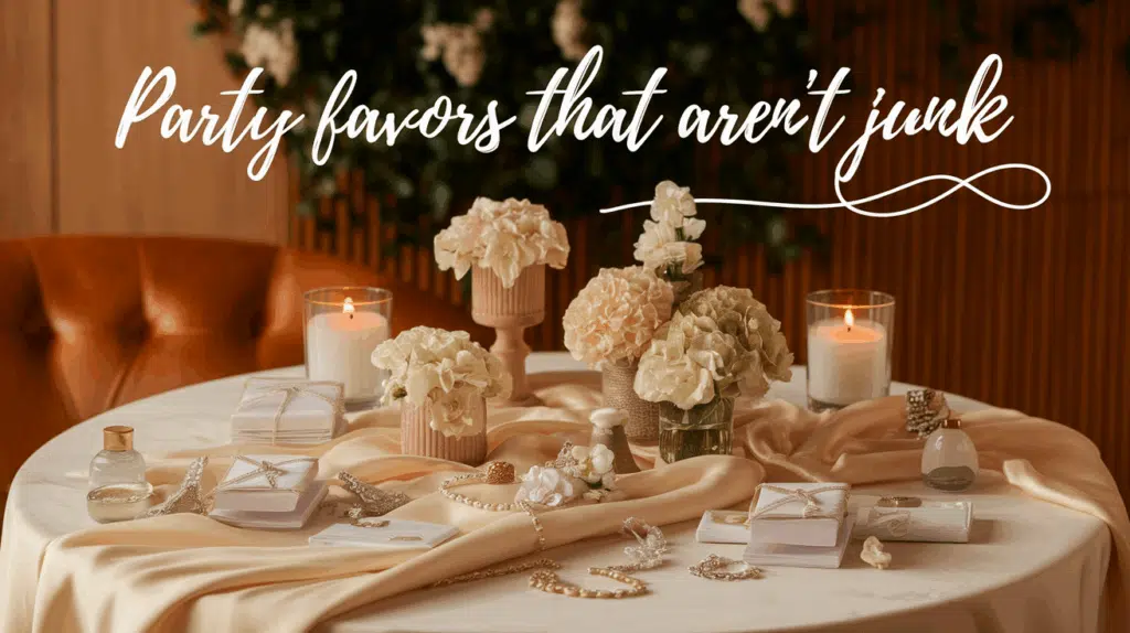 party favors that aren't junk