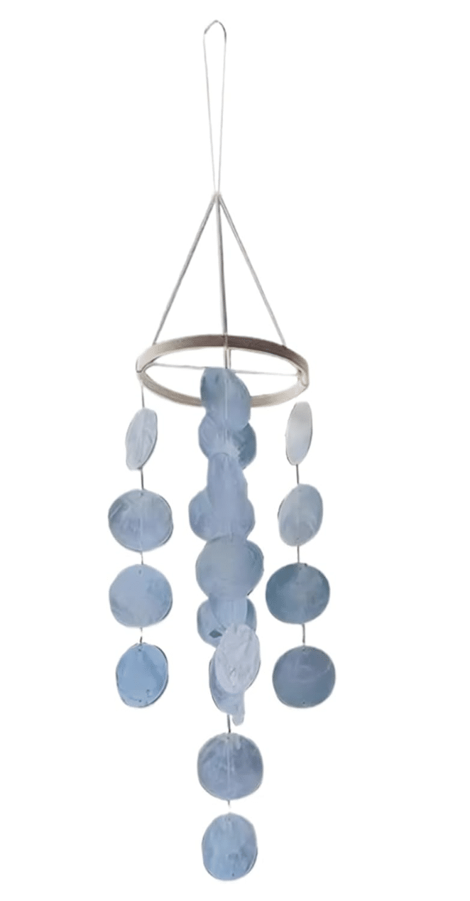 Coastal Seashell Wind Chime by Meyrwoy