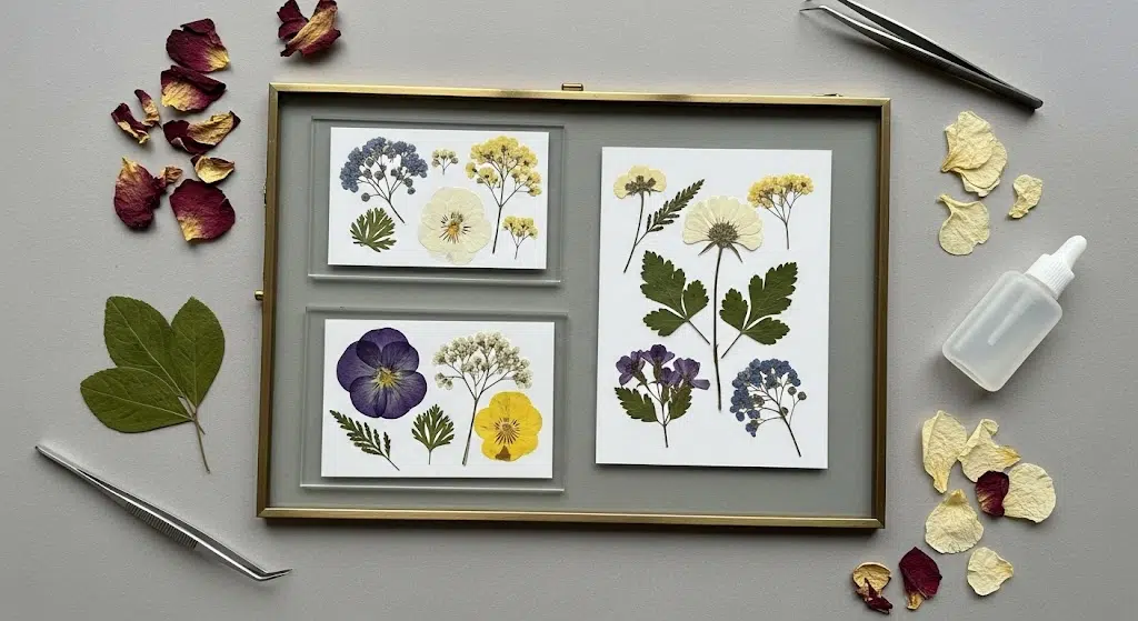 DIY_pressed_flower_art_in_a_frame