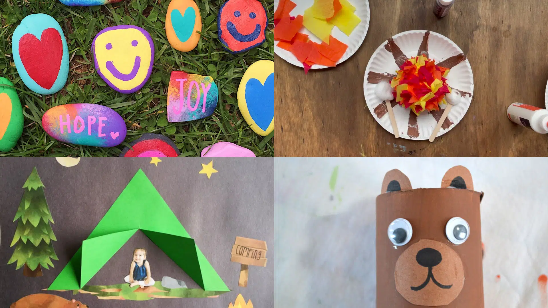 Easy and Enjoyable Camping Crafts for Preschoolers
