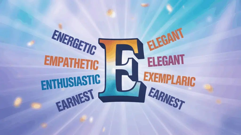 Exciting Adjectives Starting with E for Creative Writing