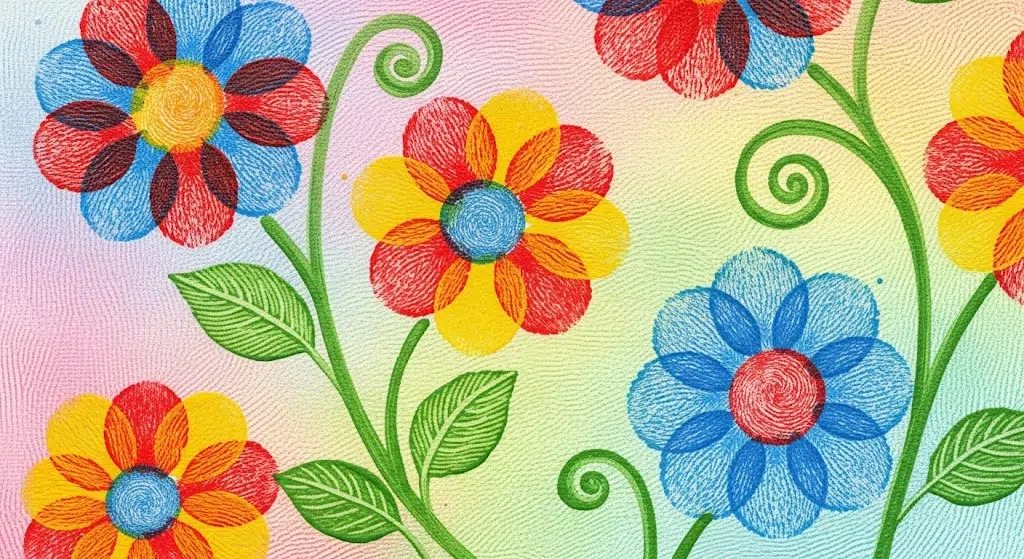 Fun Finger Paint Flowers Ideas for Kids