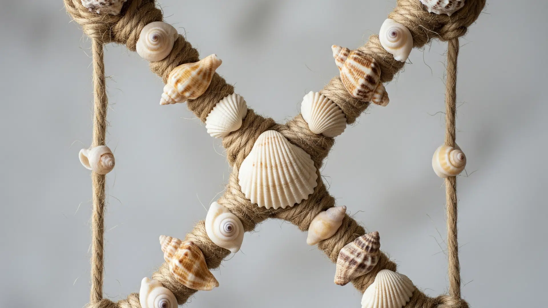 Glue the Shells to the Twine