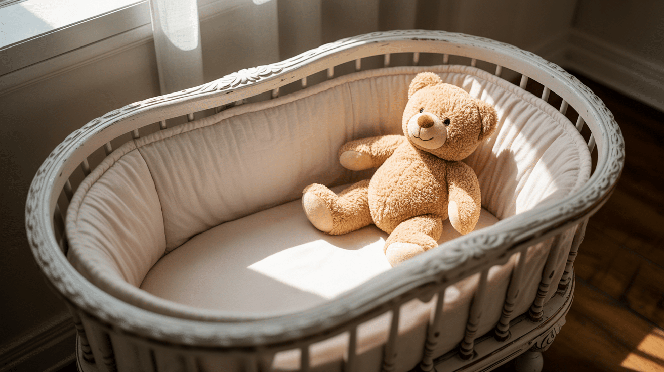 How Long Can a Baby Be in A Bassinet Before Using Crib - Meredith Plays