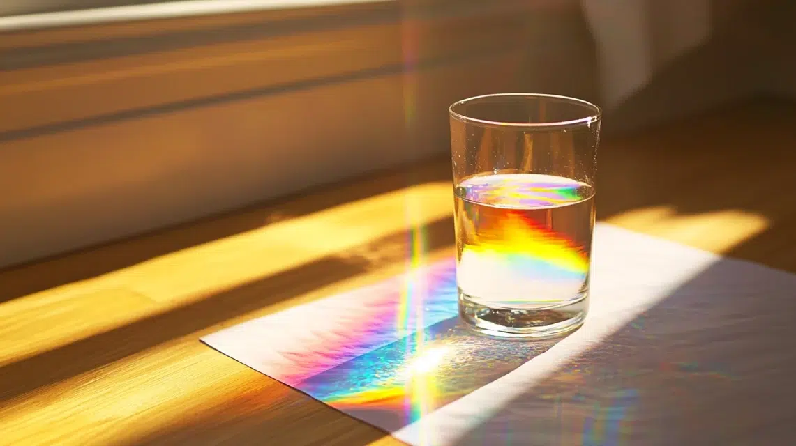 Make a Rainbow With Glass

