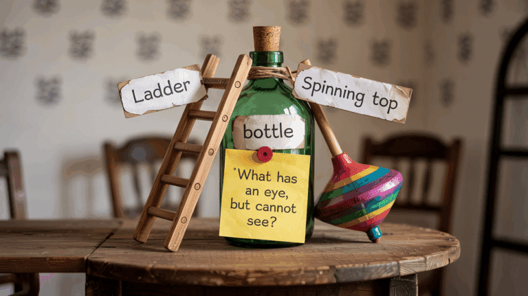 RIDDLE EXPLAINED WHAT HAS A BOTTOM AT THE TOP visual data 7