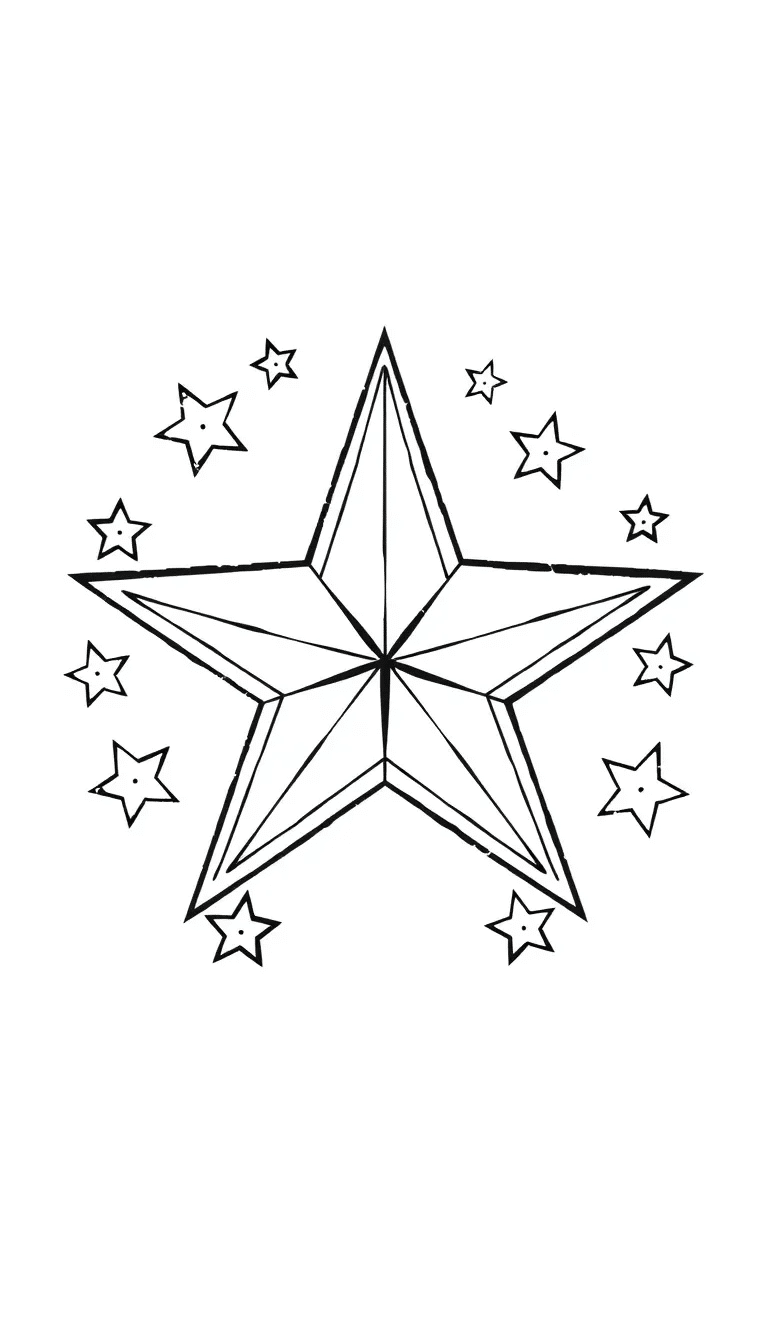 Star_Surrounded_by_Smaller_Stars