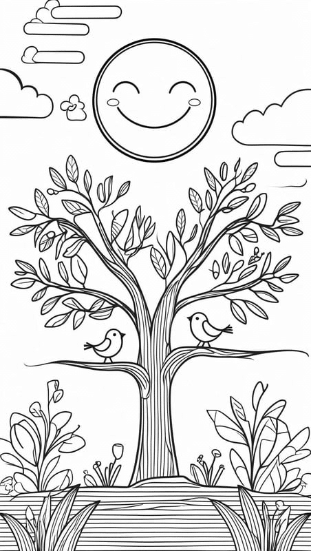 Sunny_Day_with_Trees_and_Birds