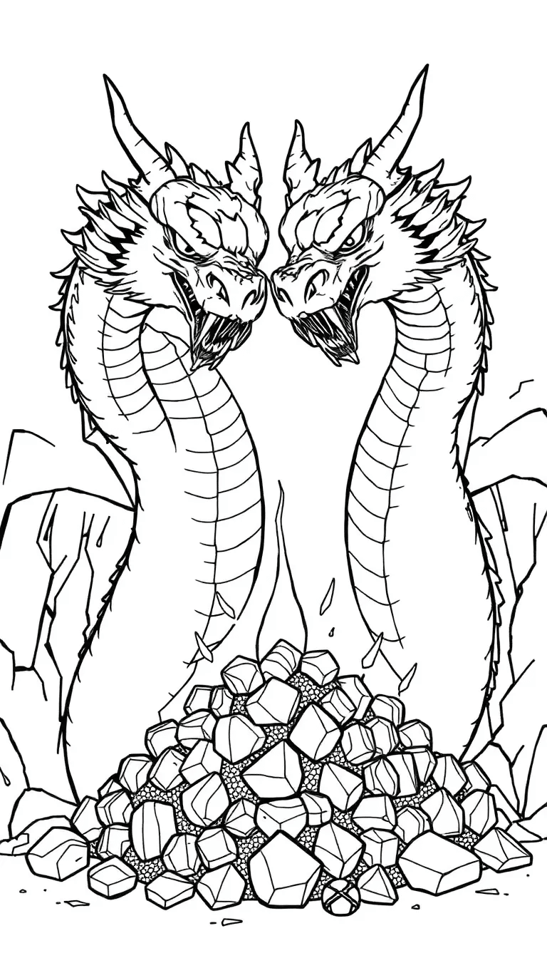 Two-Headed Guardian Dragon