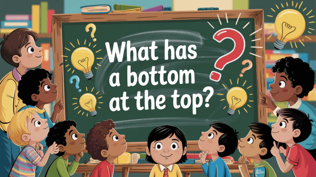 Riddle Explained: What Has a Bottom at The Top - Meredith Plays