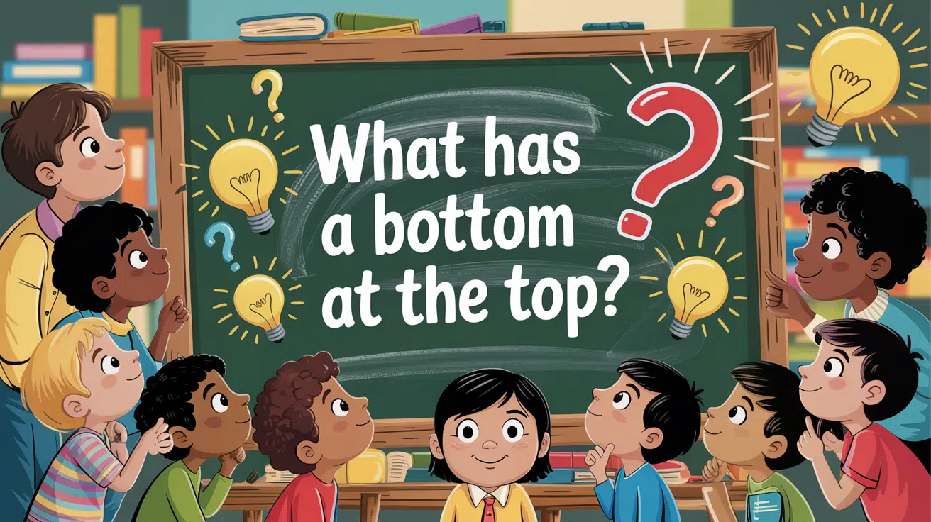 What Has a Bottom at The Top?
