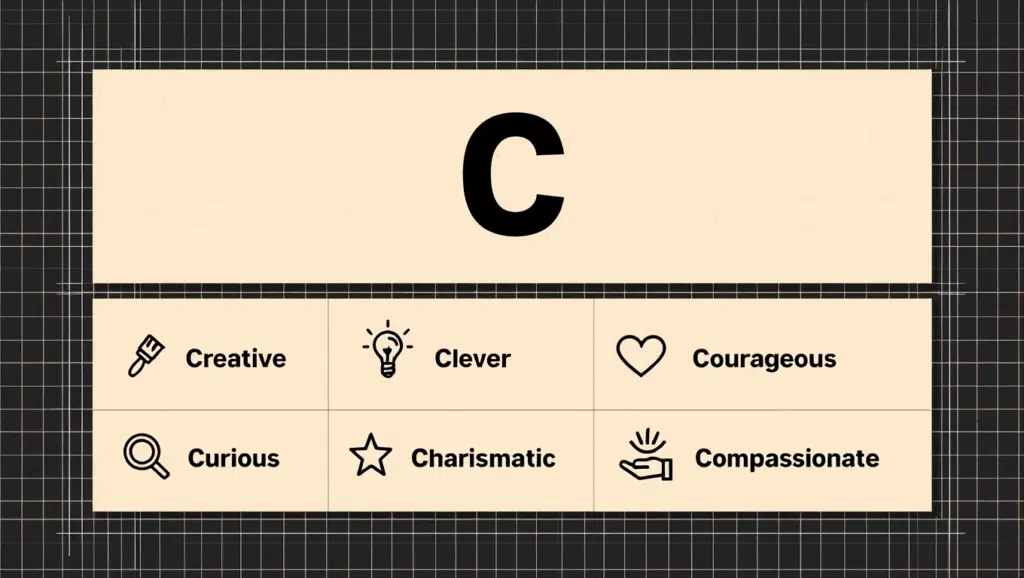 adjectives starting with c
