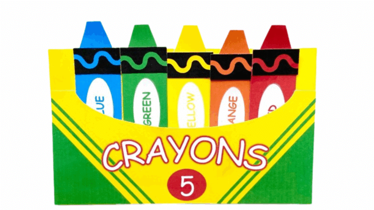 crayon box printable