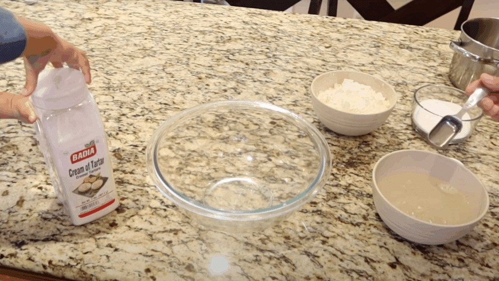 Add Oil and Cream of Tartar