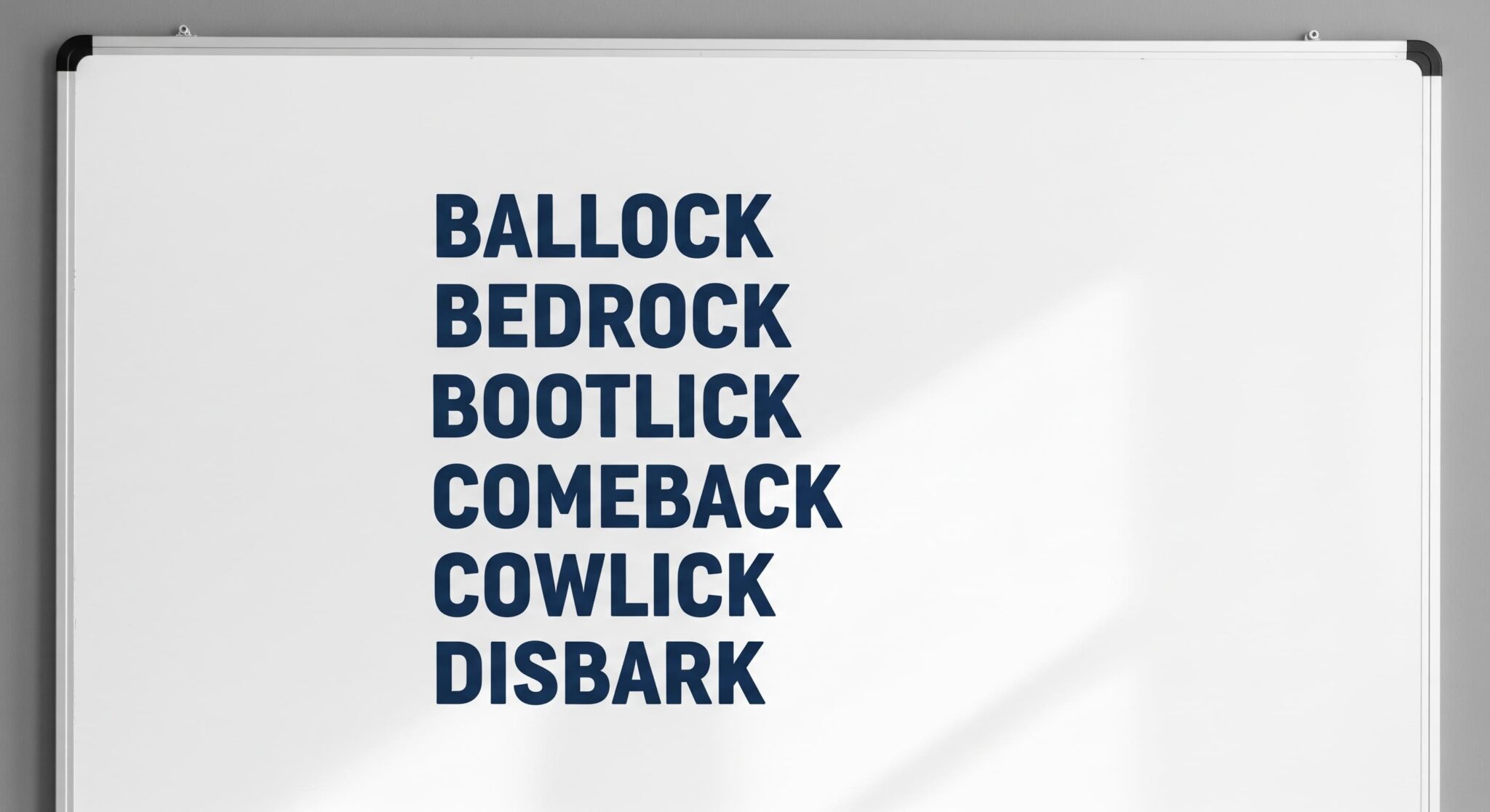 Advanced and Uncommon “CK” Words