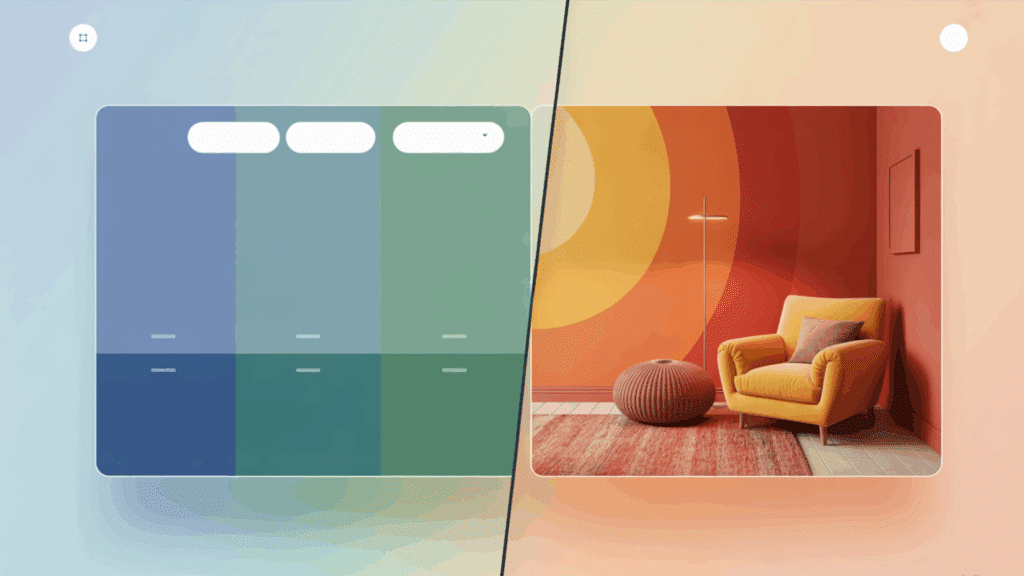 Analogous Colors Examples for Web and Interior Design