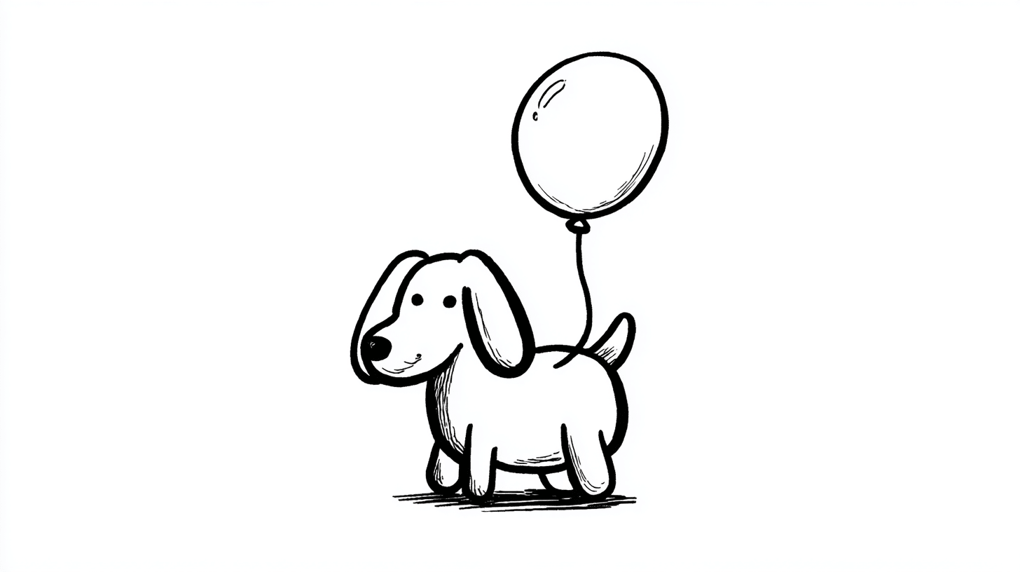 Balloon-Shaped Dog Doodle