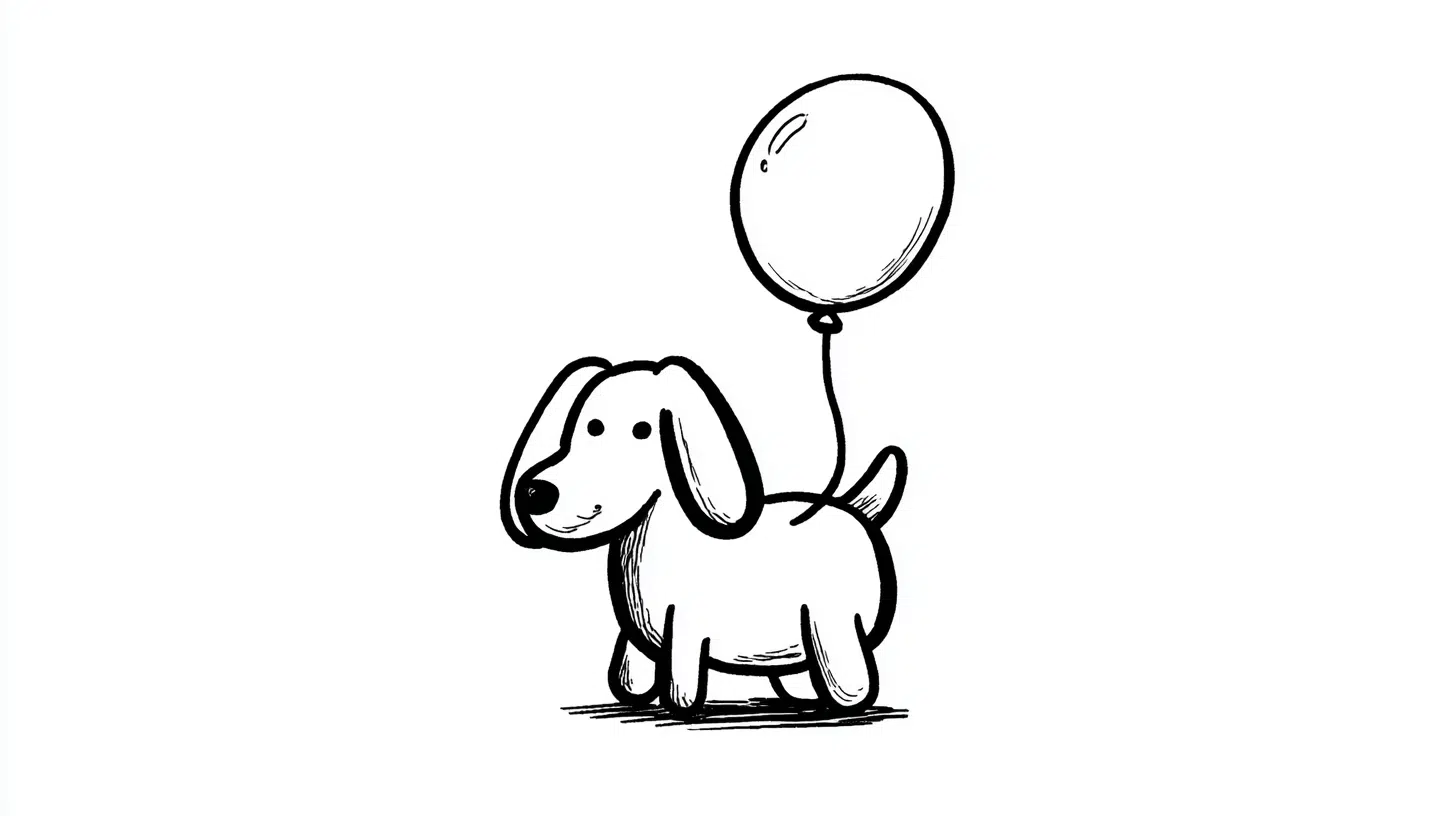 Balloon-Shaped Dog Doodle