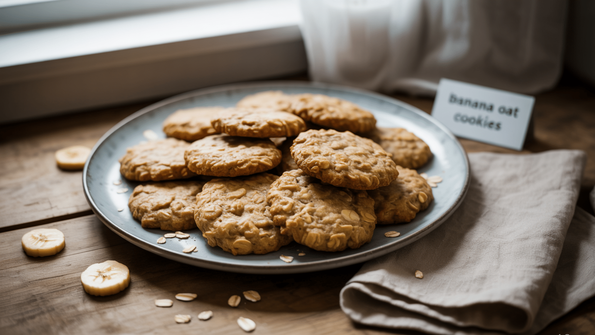 Banana Oat Cookies