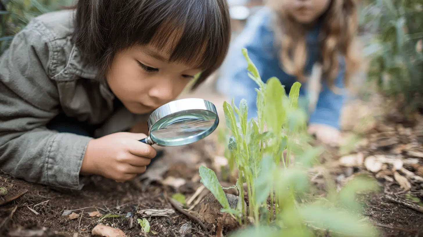 Bug Hunt with Magnifying Glasses