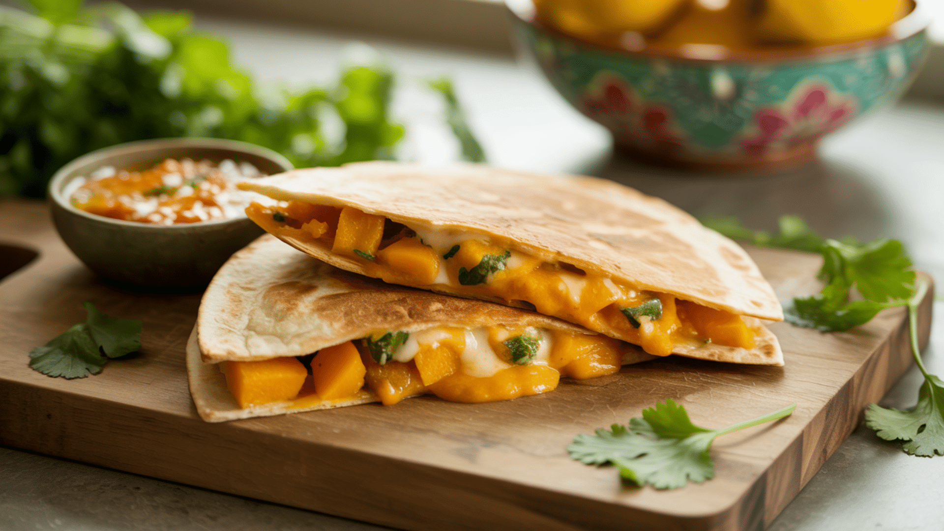 Butternut Squash Quesadillas