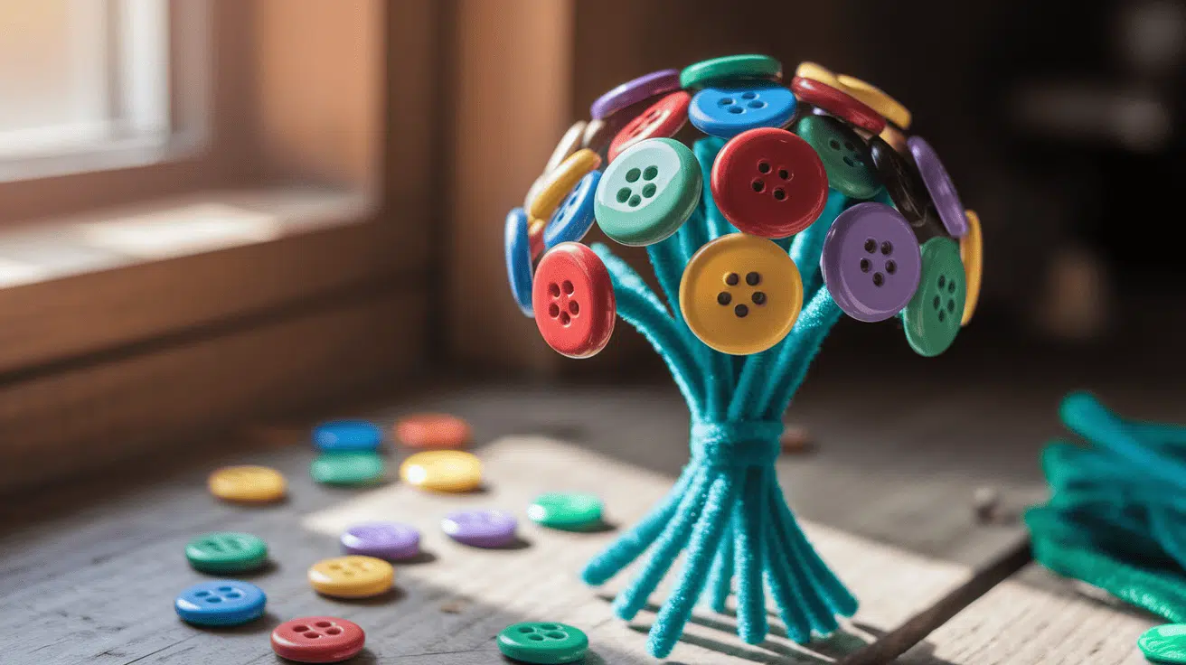 Button Flower Bouquet