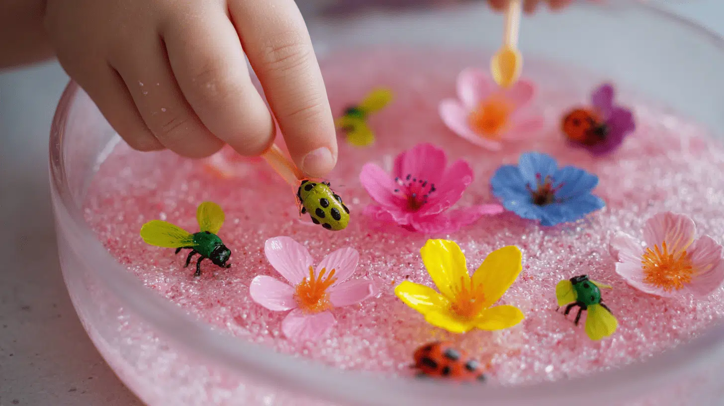 Chia Seed Slime or Gel Play