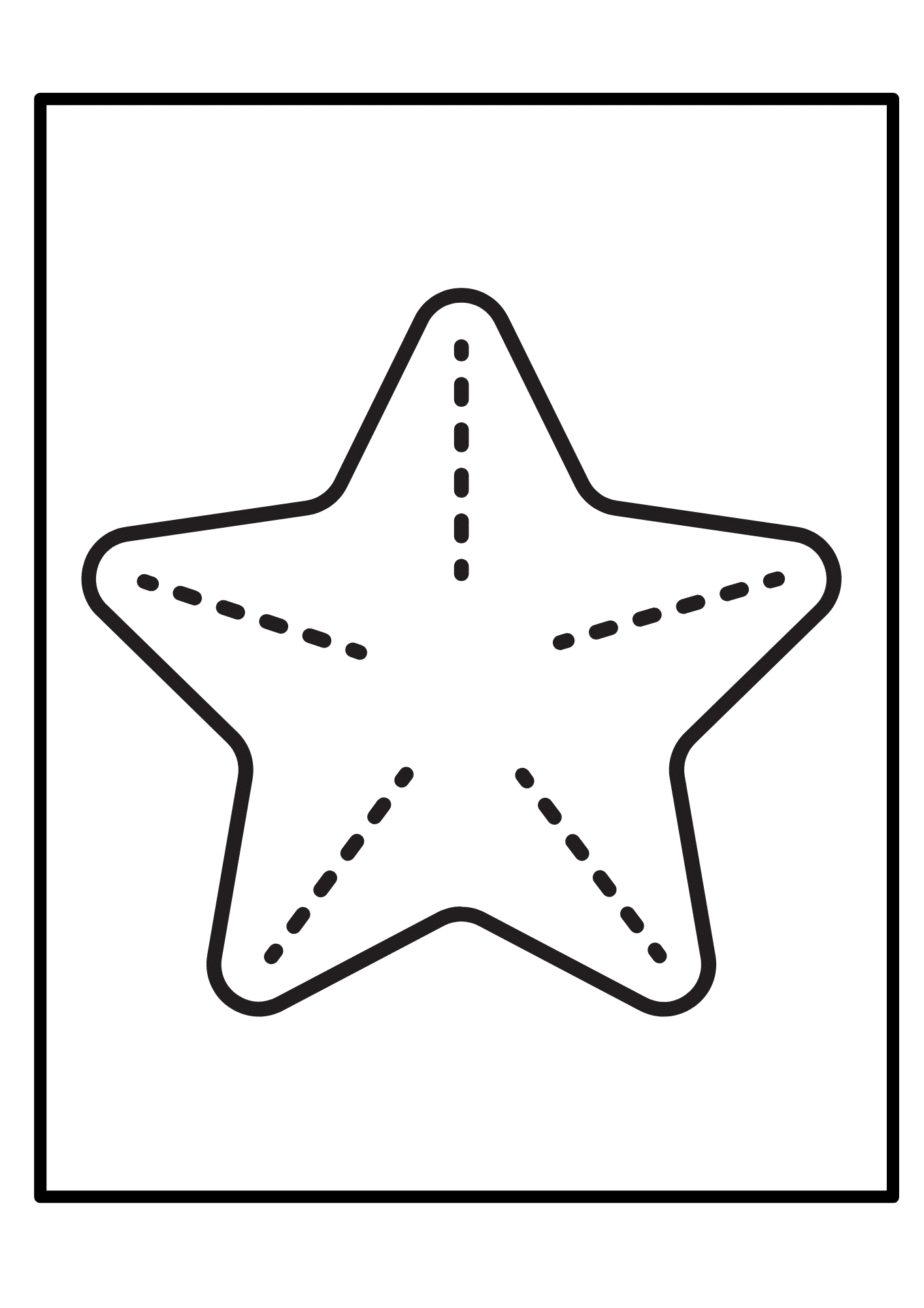 Classic_Starfish_Outline_Template