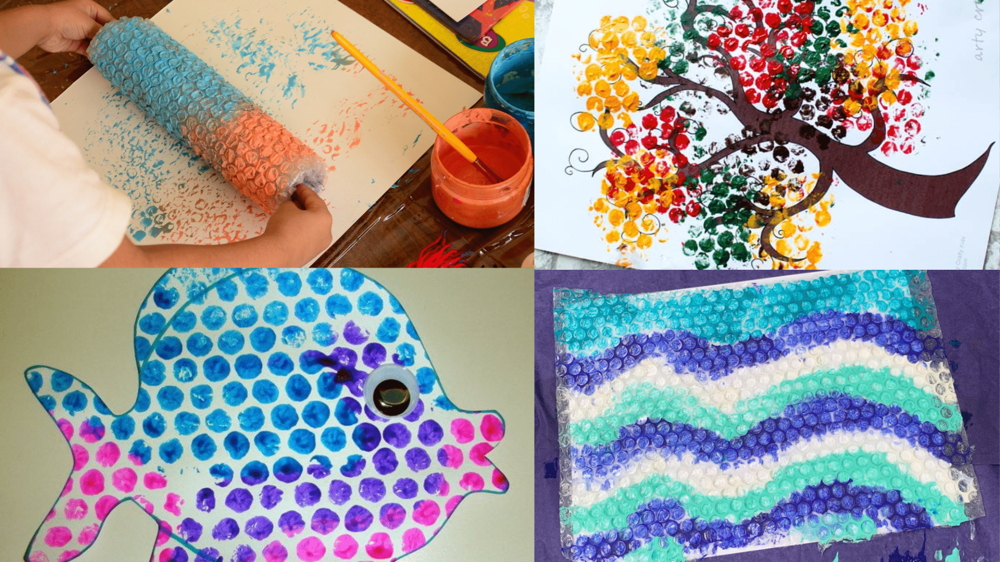 Creative Bubble Wrap Painting Ideas (1)