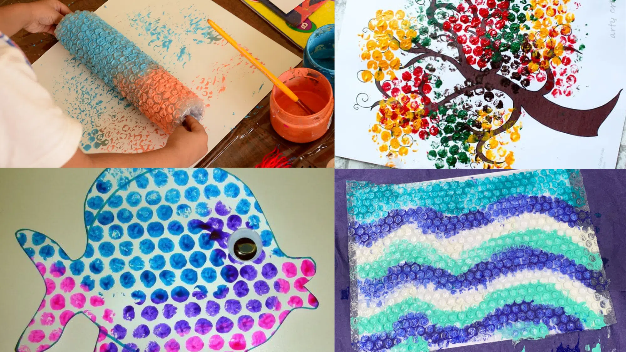 Creative Bubble Wrap Painting Ideas (1)