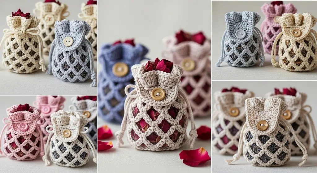Crochet Scent Sachets
