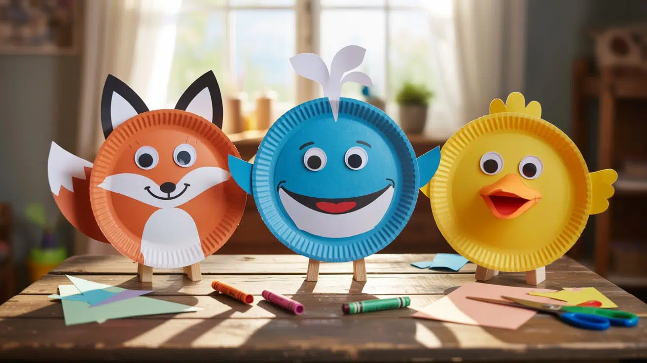 DIY Paper Plate Puppets