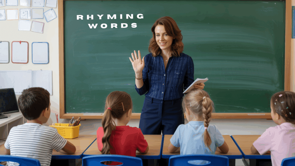 Different Categories of Rhyming Words for Easy