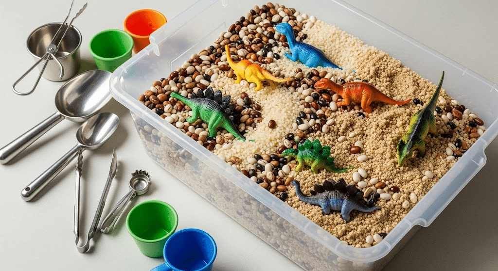 Dinosaur Sensory Bin