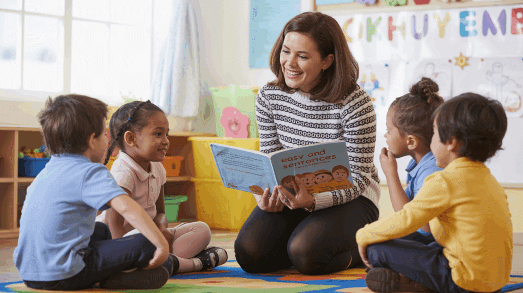 Easy and Simple Sentences for Kindergarten Kids (Free PDF)