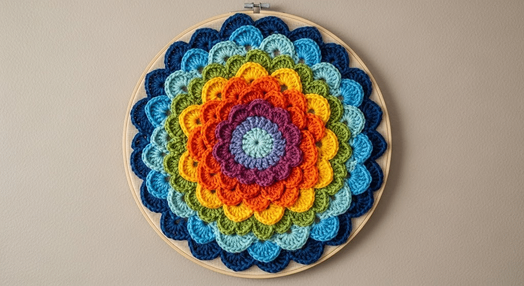Floral Mandala Wall Art