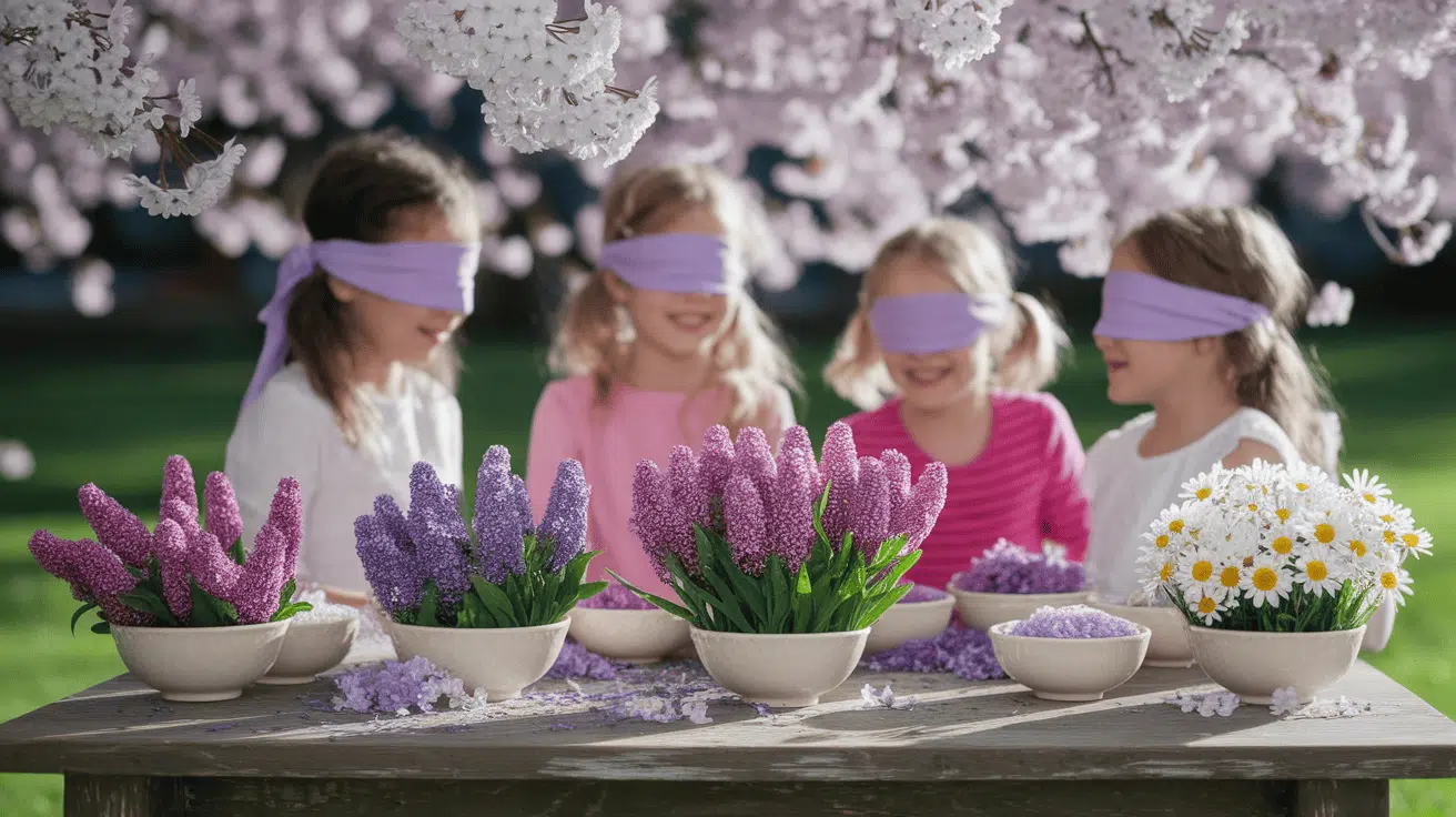 Flower Smell Guessing Station
