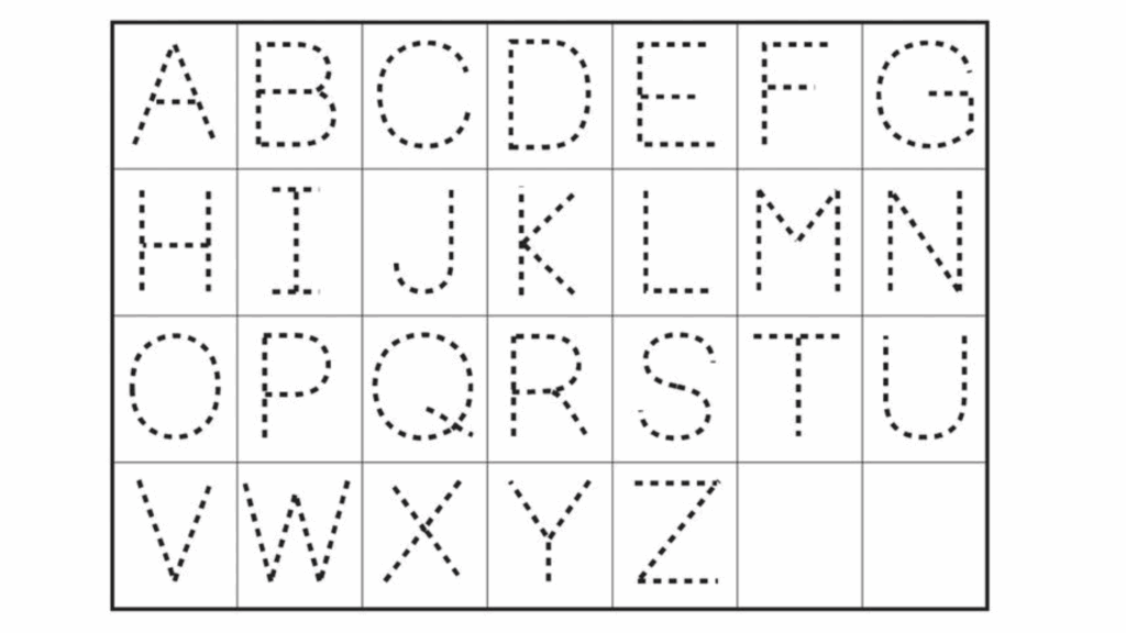 Free Alphabet Tracing Printables for Kids