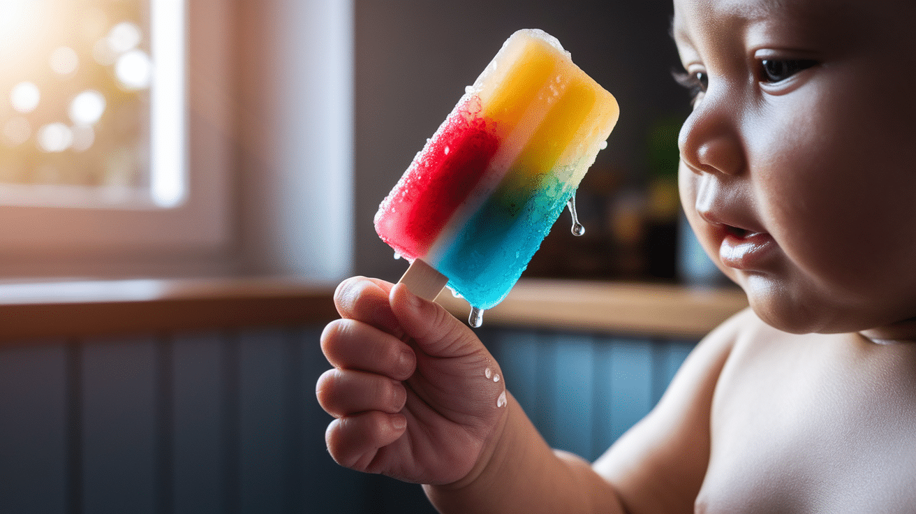 Frozen Fruit Popsicles
