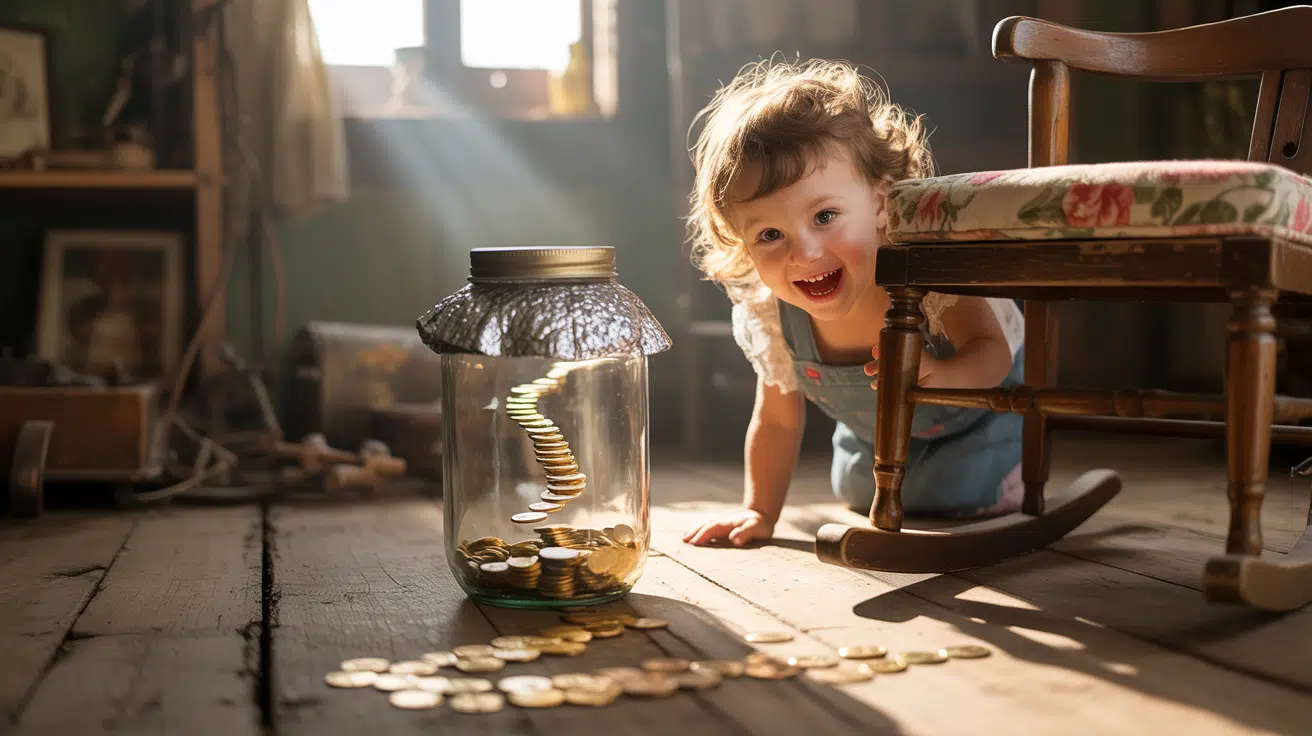 Gold Coin Pathway to a Jar Trap
