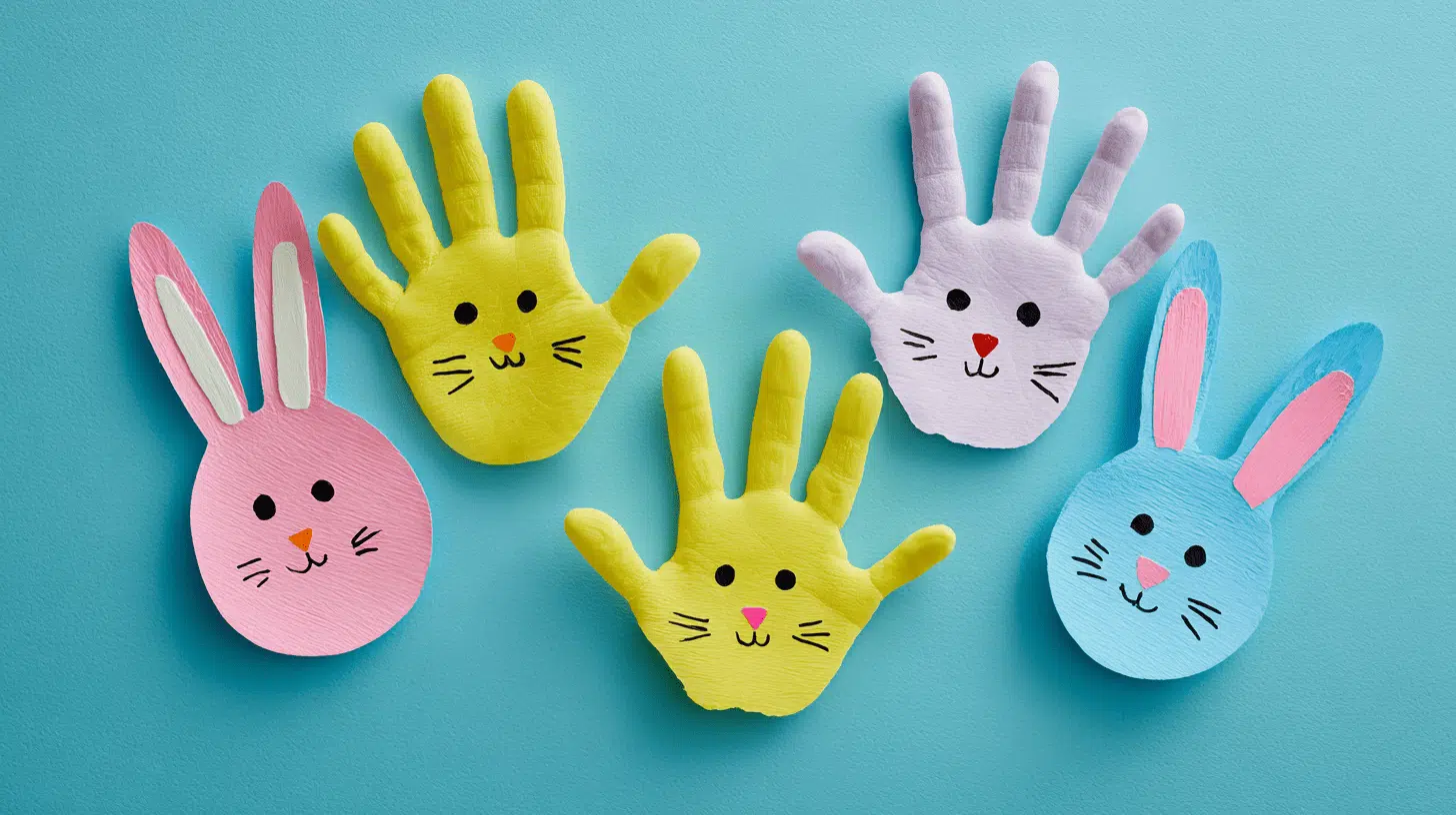 Handprint Chicks and Bunnies
