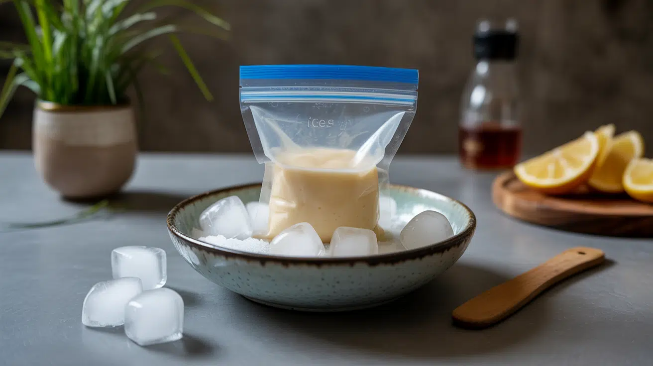 Homemade Ice Cream in a Bag