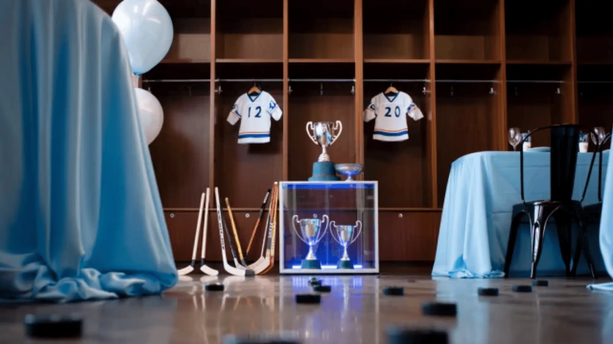 Ice Hockey Twin Team