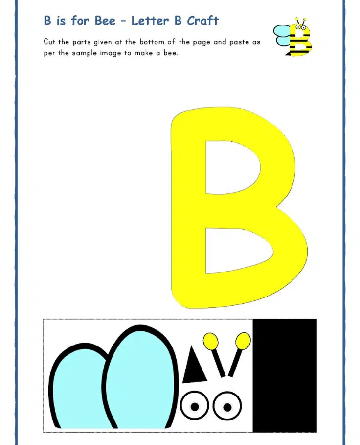 Letter-B-Craft-Template