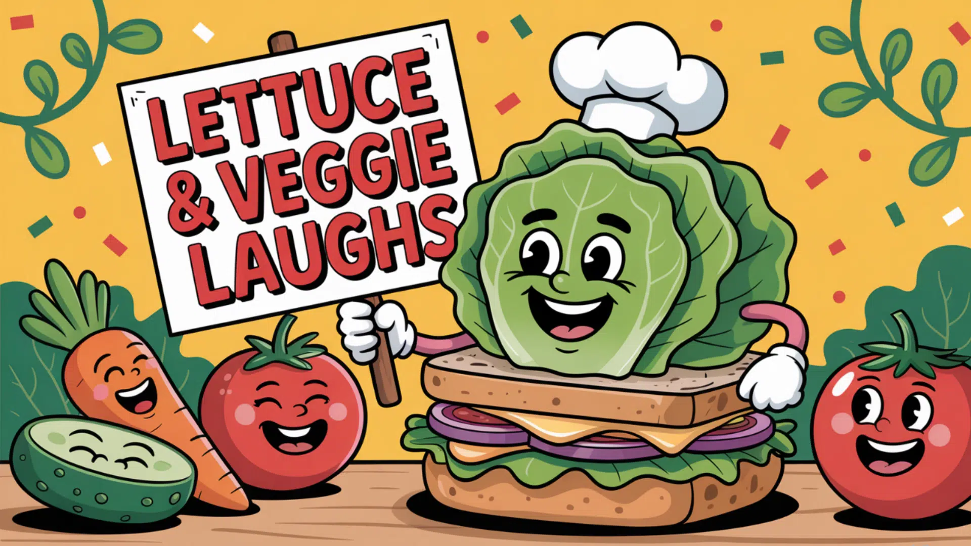 Lettuce & Veggie Sandwich Puns