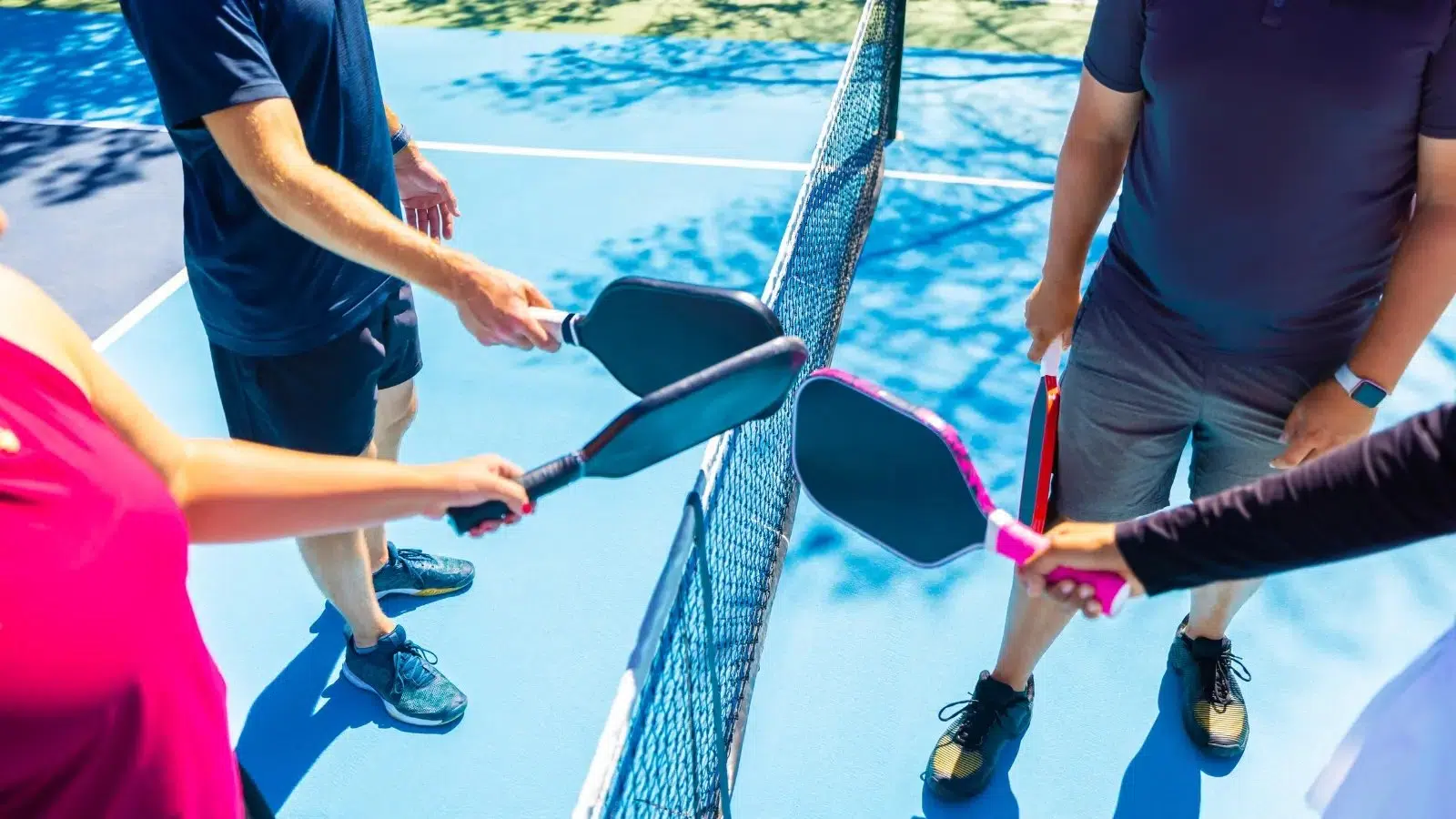 Social connections on a pickleball court