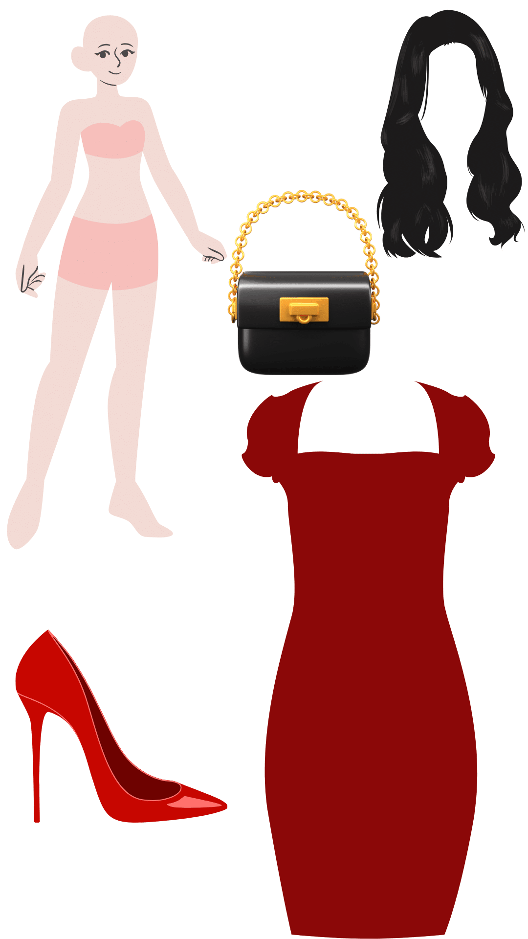Maroon Dress
